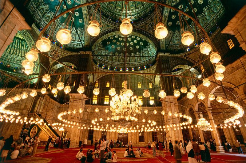 Mohamed Ali Mosque inside the Citadel, Ottoman-style landmark visited during Cairo Day Tour